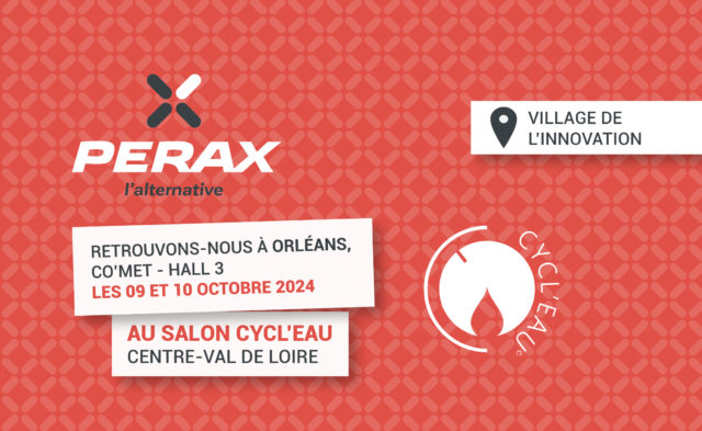 Retrouvez Perax au salon Cycl’eau à Orléans